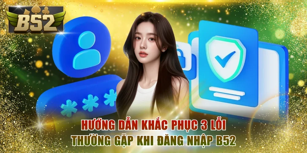 Hướng dẫn khắc phục 3 lỗi thường gặp khi đăng nhập B52